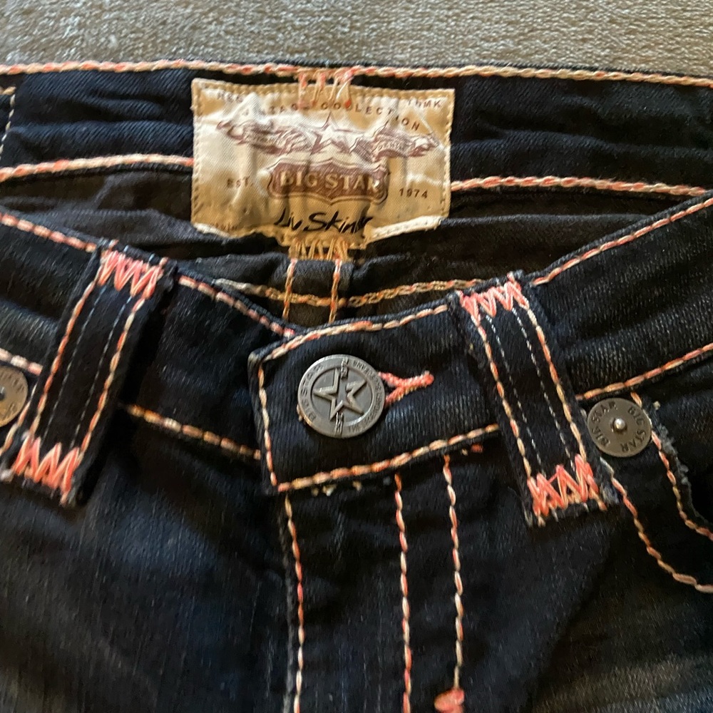 Big Star dark blue Jean, like new, worn once - Picture 2 of 5